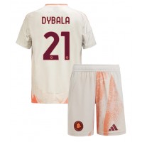 Maglie da calcio AS Roma Paulo Dybala #21 Seconda Maglia Bambino 2024-25 Manica Corta (+ Pantaloni corti)